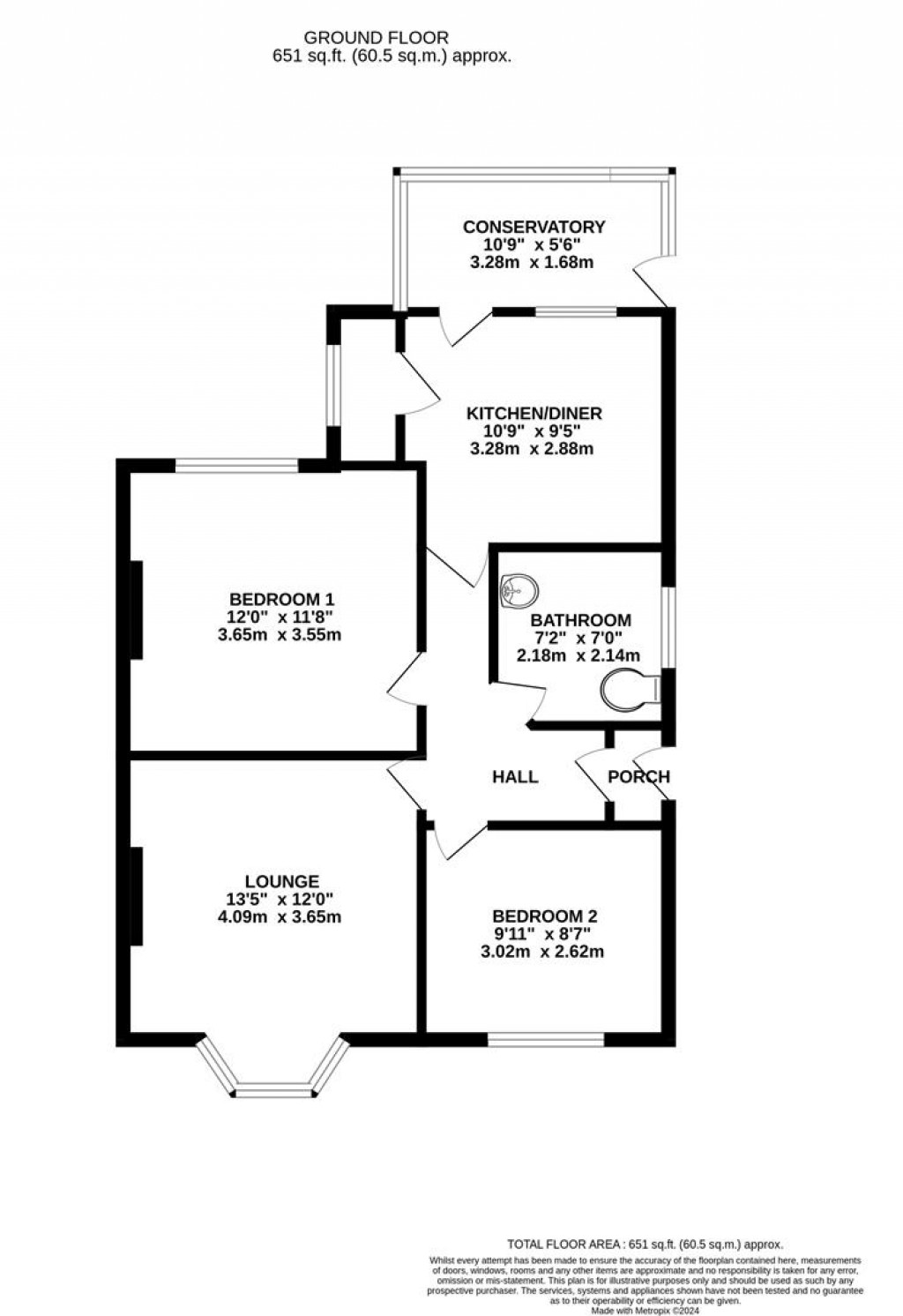 Floorplans For Whitney Road, Burton Latimer