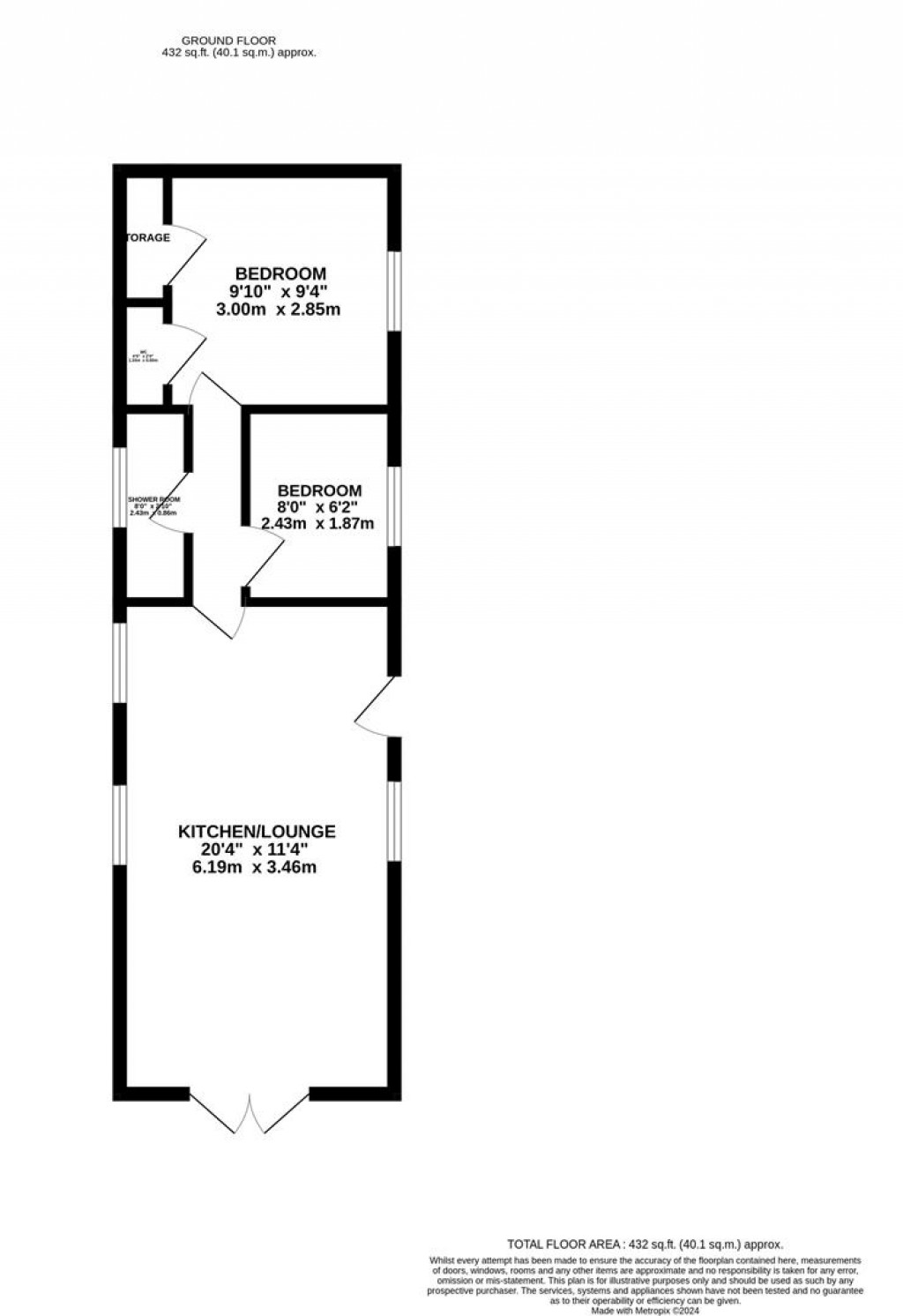 Floorplans For Crow Lane, Northampton