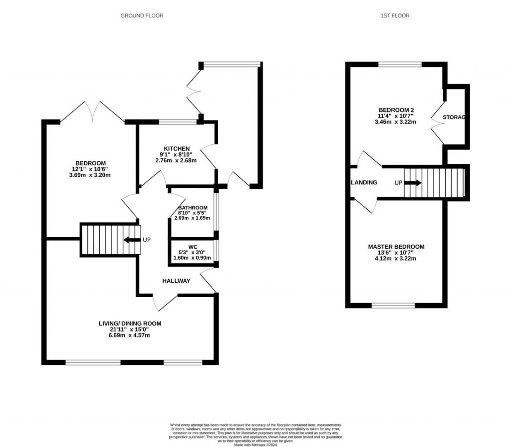 Floorplans For Windmill Walk, Kettering