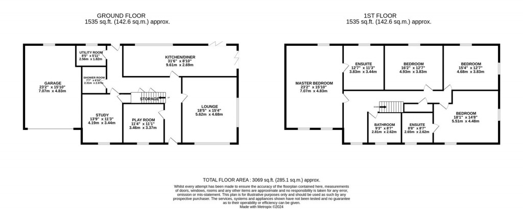 Floorplans For Church Lane, East Carlton, Market Harborough