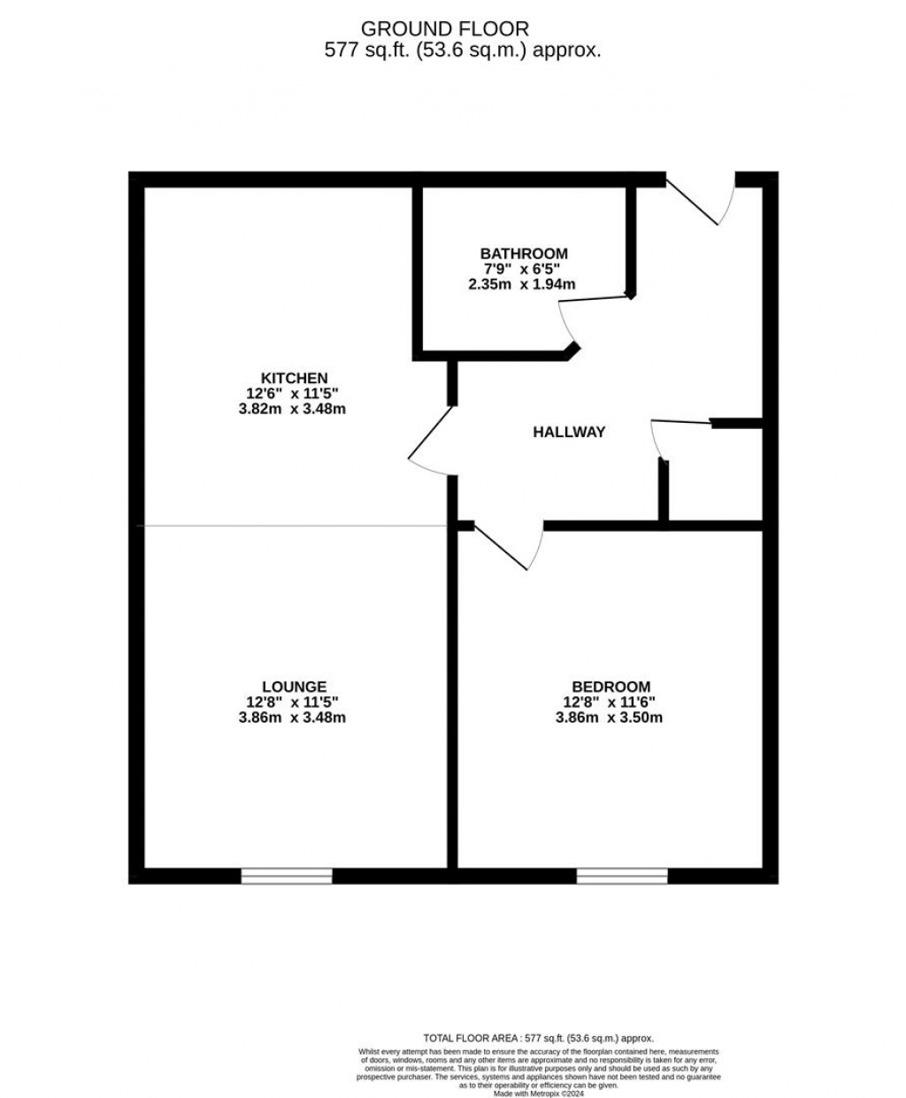 Floorplans For Duke Street, Northampton