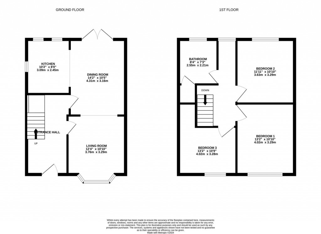 Floorplans For Bath Road, Kettering