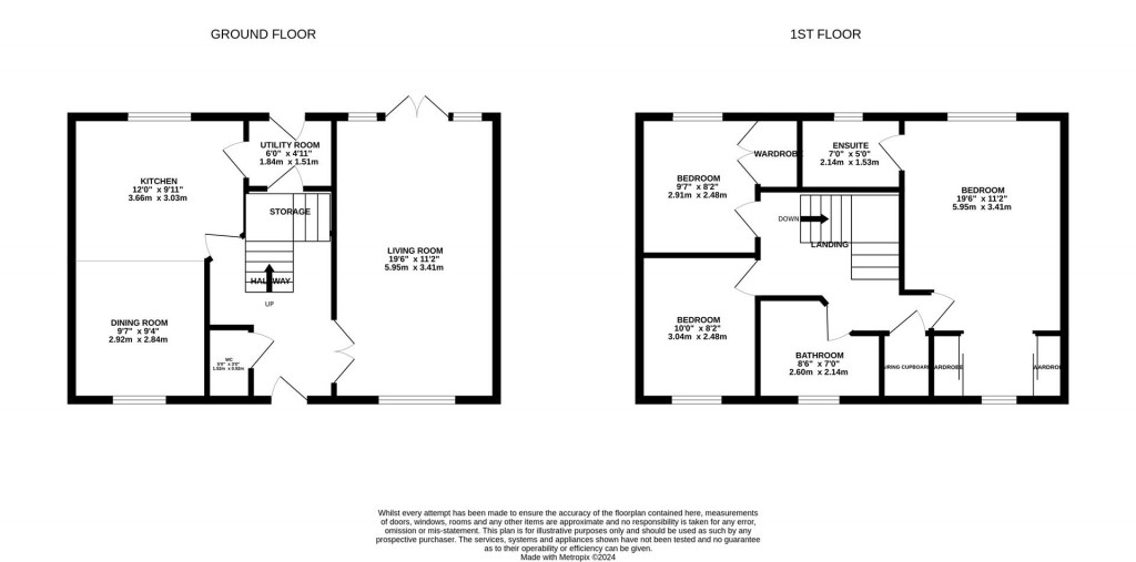 Floorplans For Long Breech, Mawsley