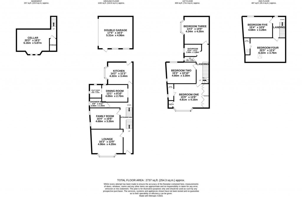 Floorplans For Collingwood Road, Northampton