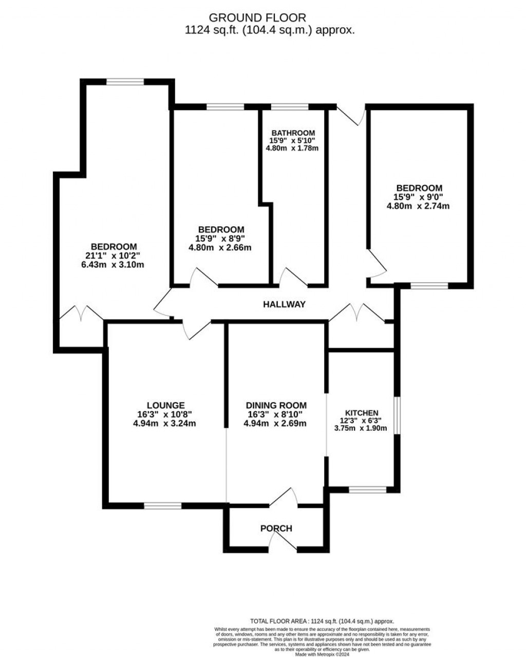 Floorplans For Western Avenue, Fleckney, Leicester