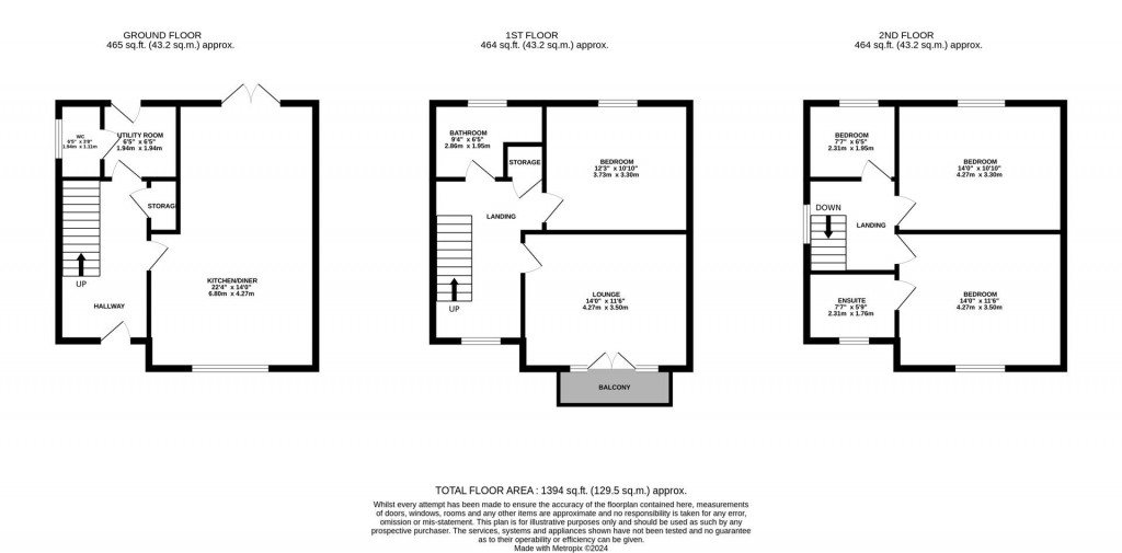 Floorplans For The Avenue, Corby