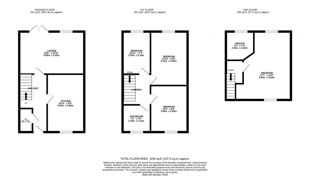 Floorplans For Harrington Road, Desborough, Kettering