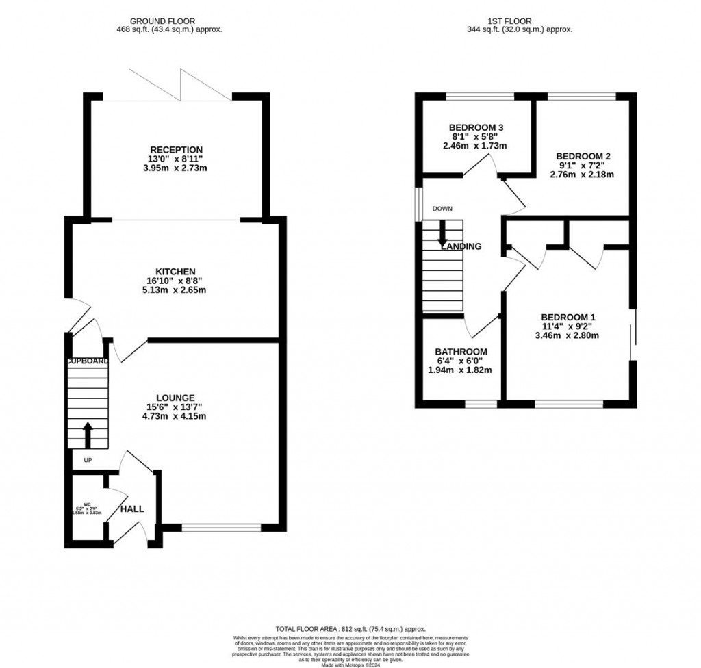 Floorplans For Stratfield Way, Kettering