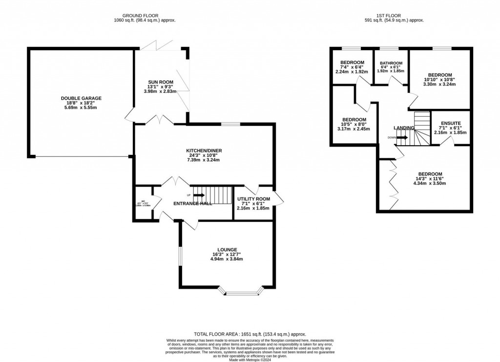 Floorplans For Langsett Close, Kettering