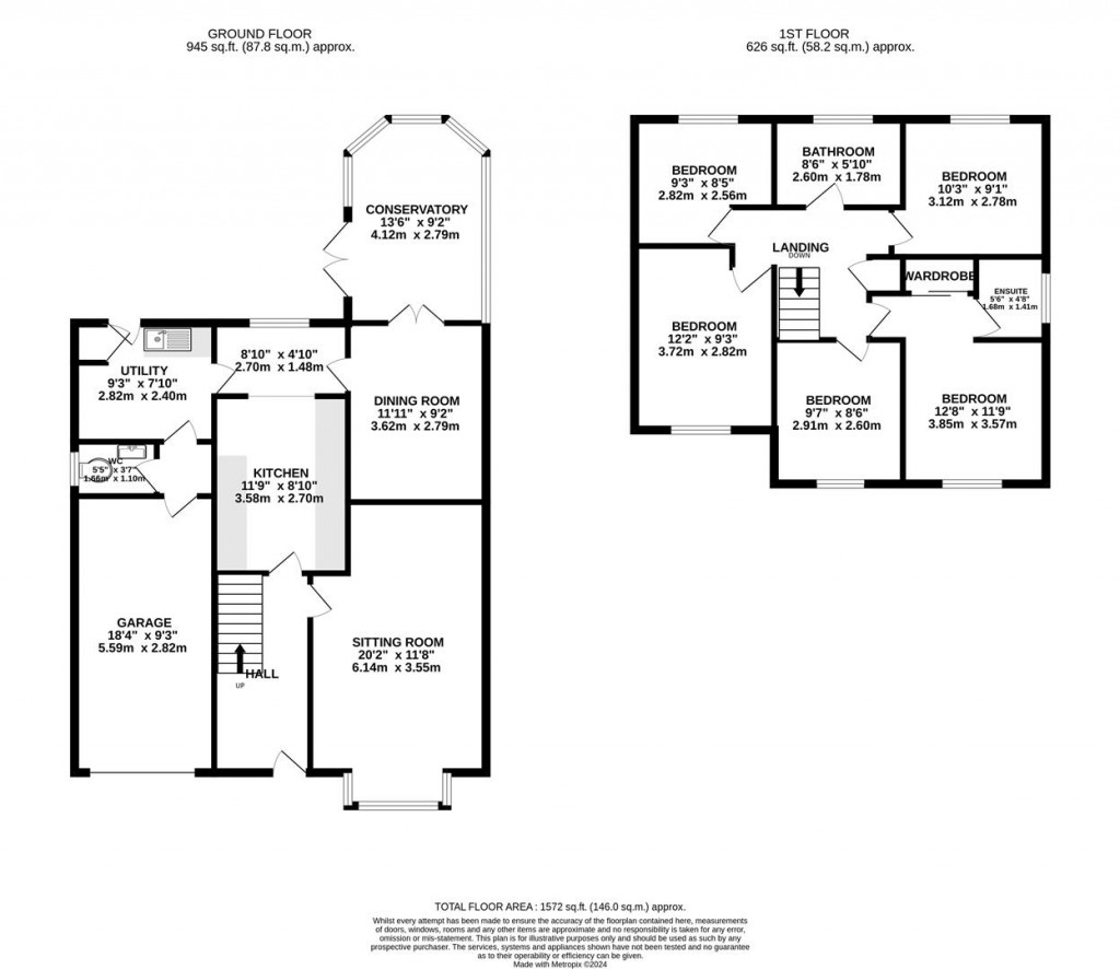 Floorplans For Meissen Avenue, Desborough, Kettering