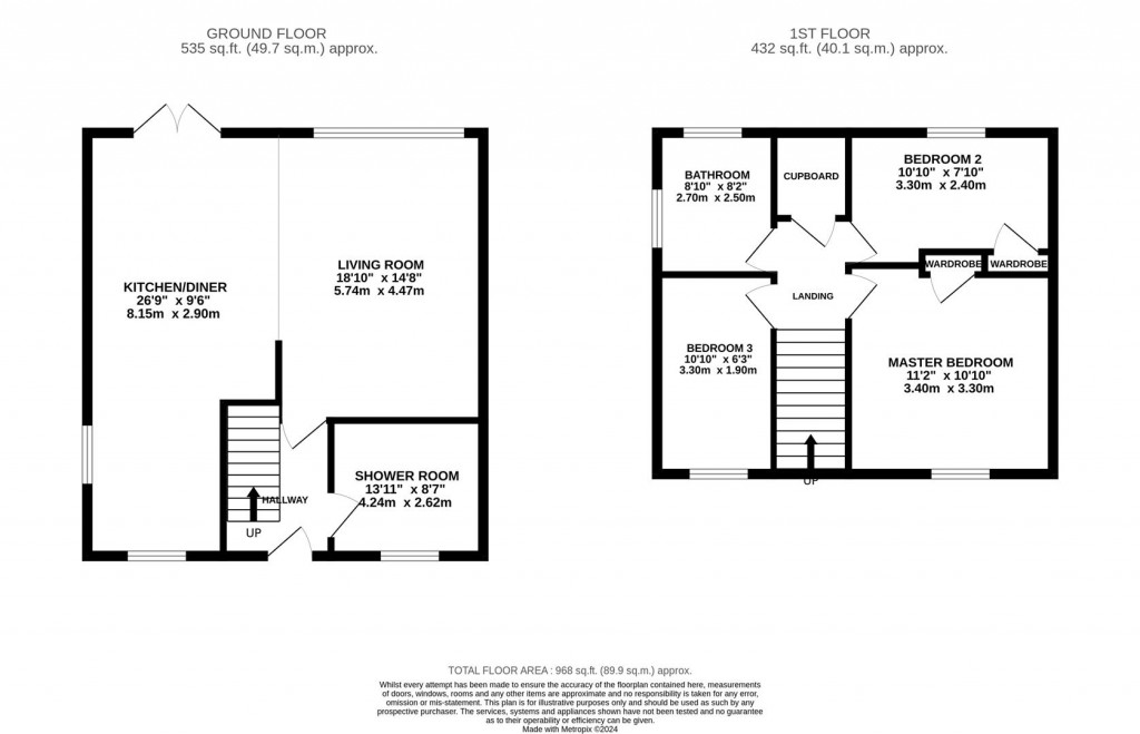 Floorplans For Shire Road, Corby