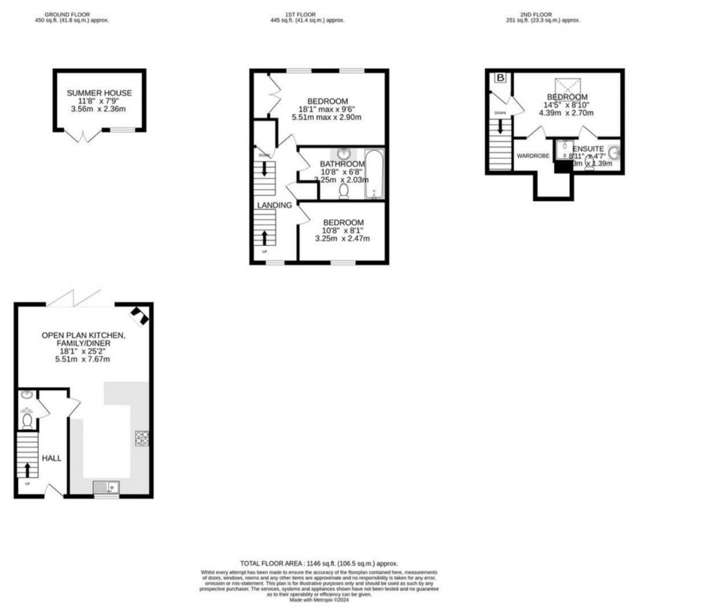 Floorplans For Shangton Road, Tur Langton, Leicester