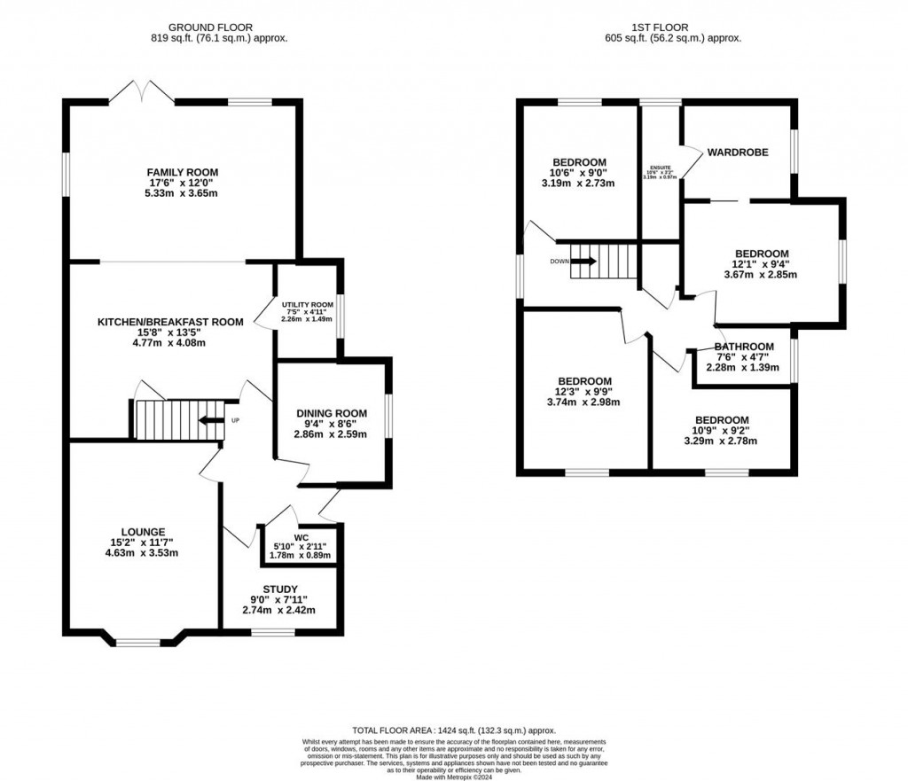 Floorplans For Boughton Road, Corby