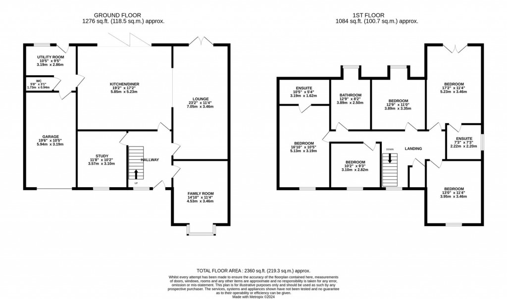 Floorplans For Stretton Road, Great Glen, Leicester