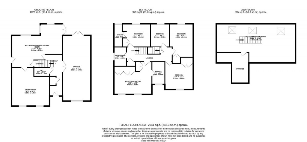 Floorplans For Meadow Sweet Road, Rushden