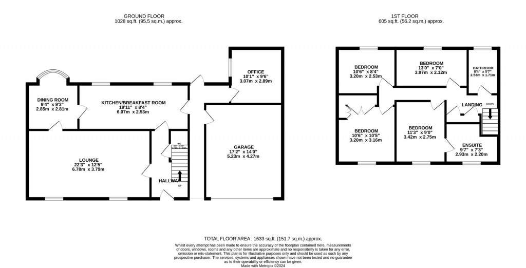 Floorplans For Highcroft, Husbands Bosworth, Lutterworth