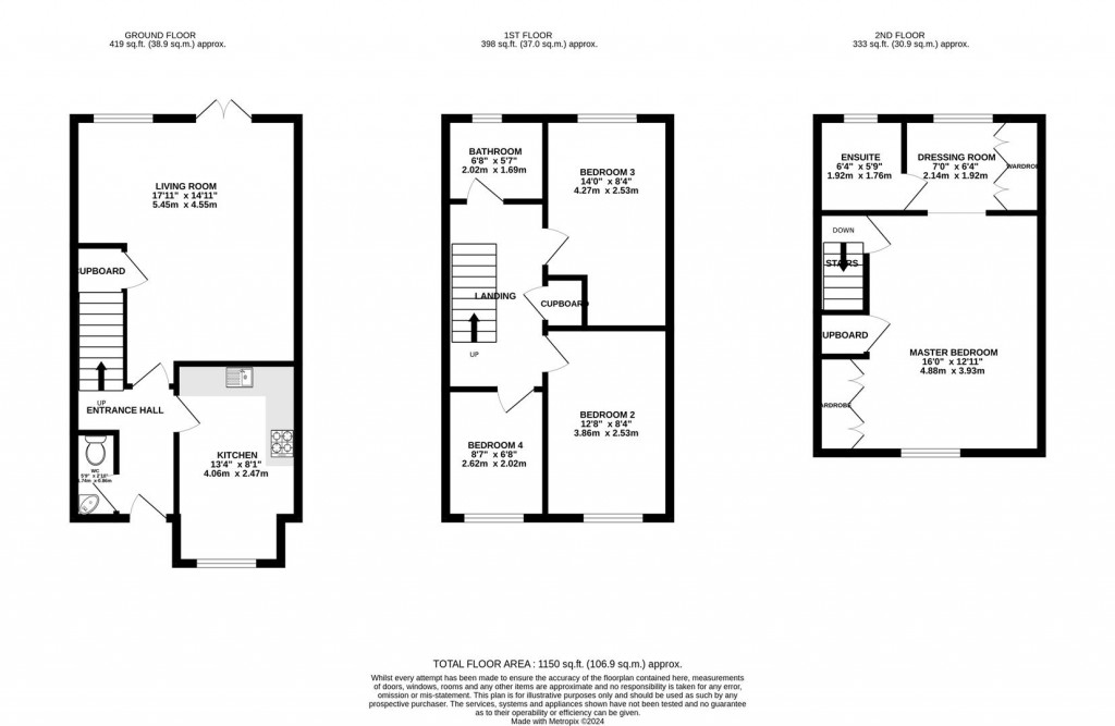 Floorplans For Aintree Road, Corby