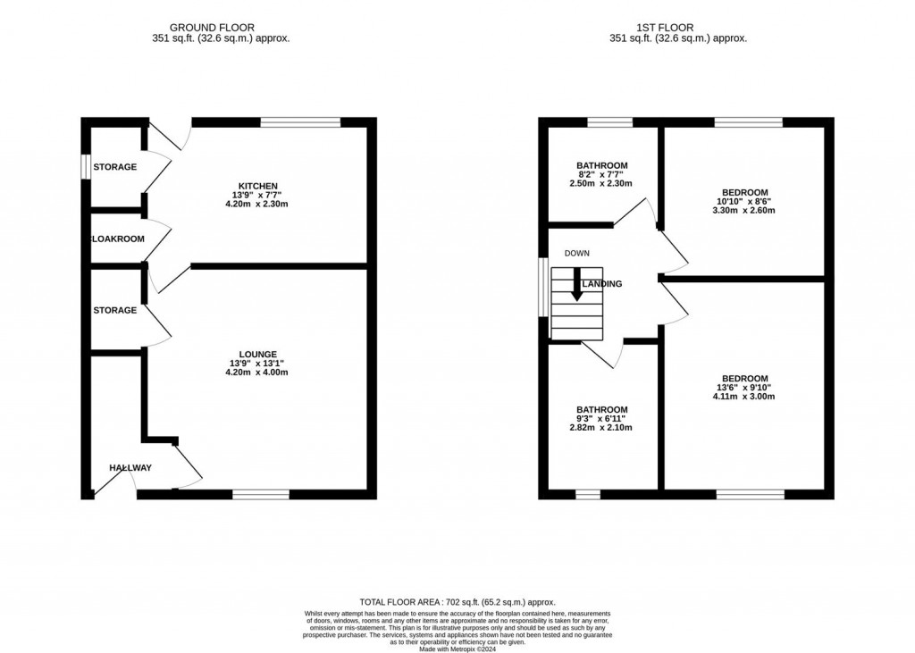 Floorplans For Barnwell Street, Kettering