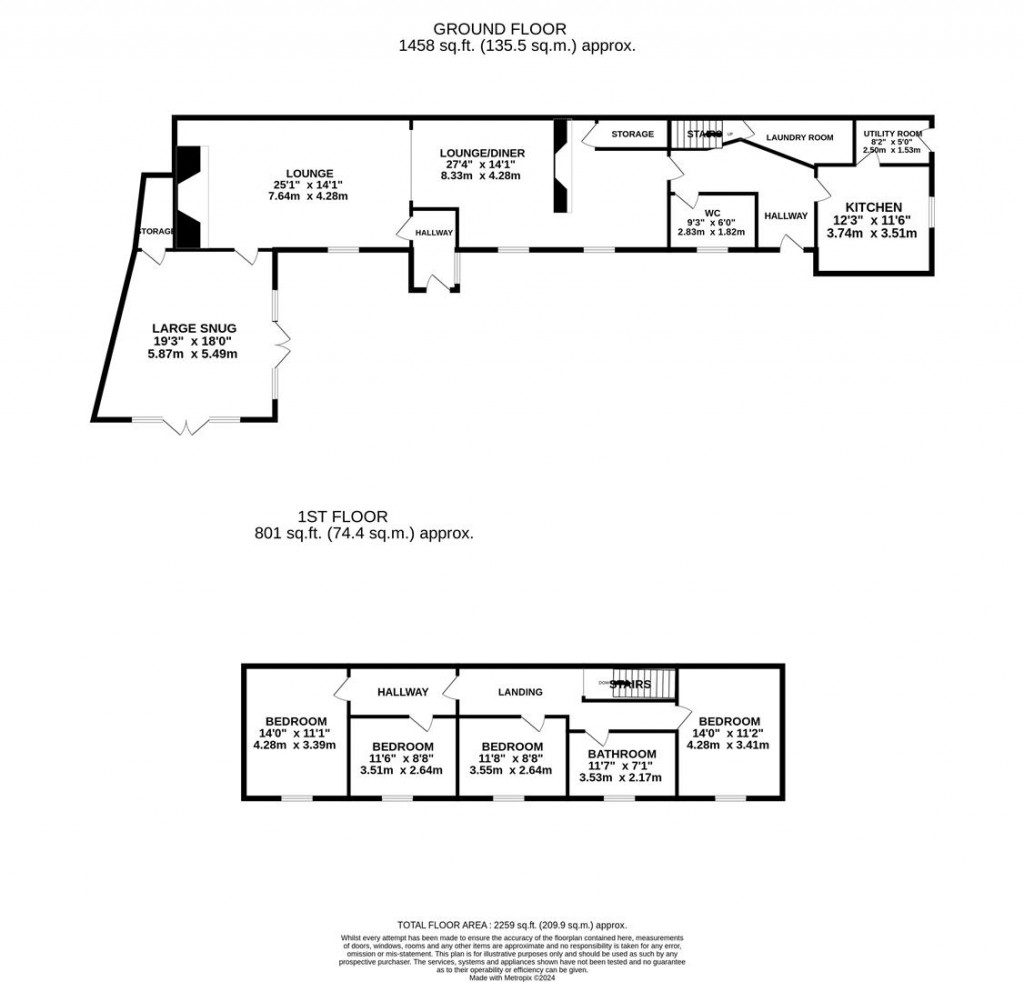 Floorplans For Main Street, Theddingworth