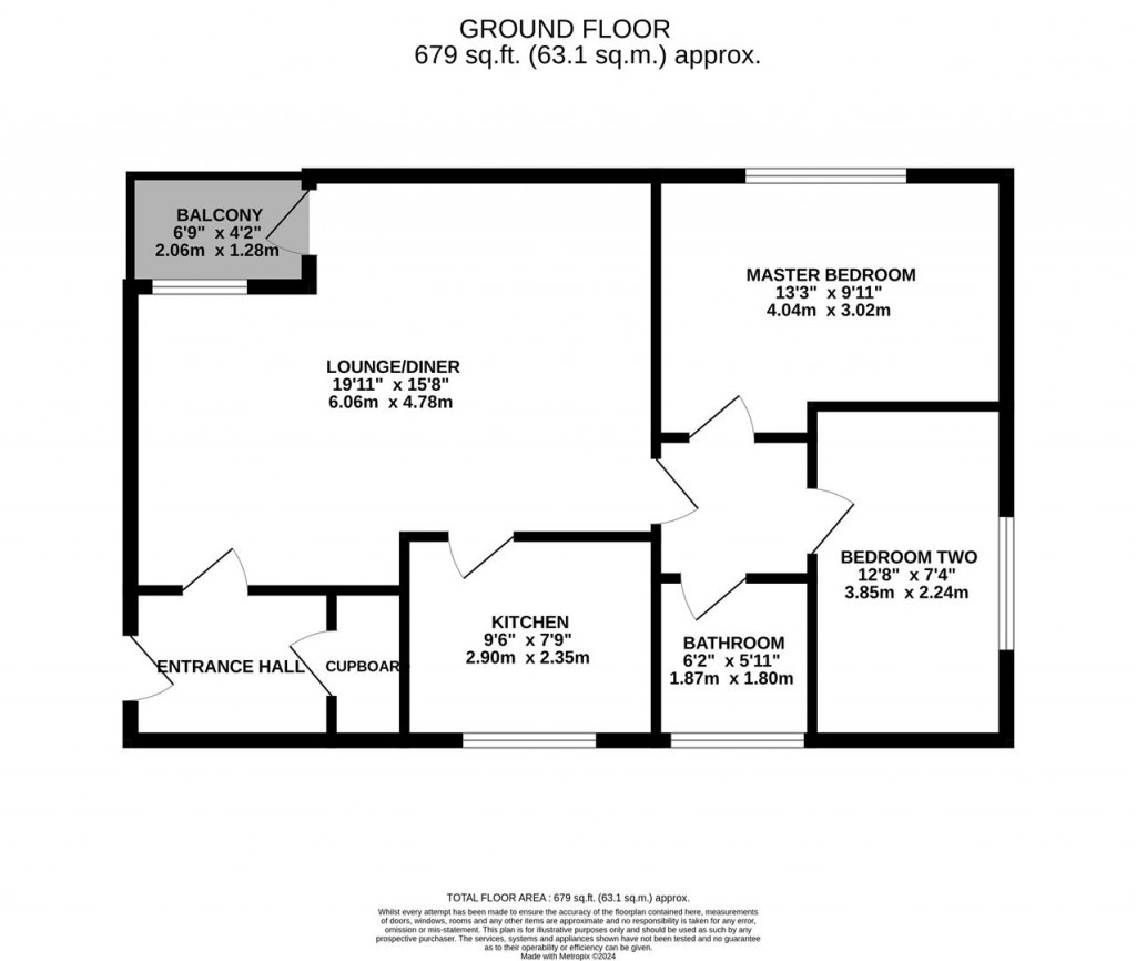 Floorplans For Chiltern Way, Northampton