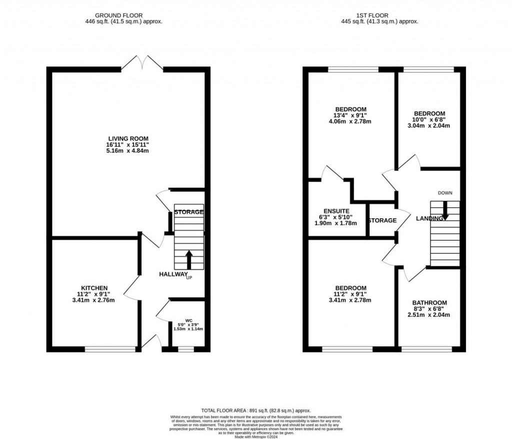 Floorplans For Ambler Close, Burton Latimer