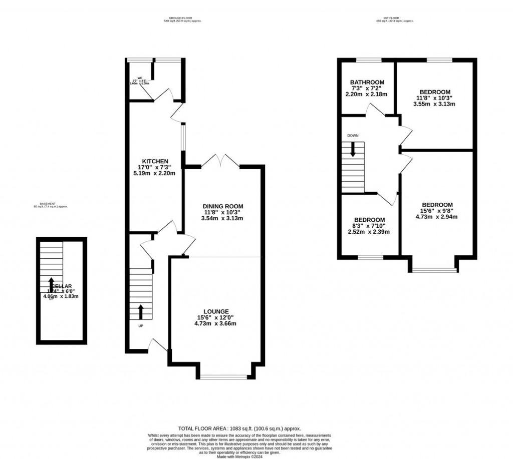 Floorplans For The Vale, Northampton