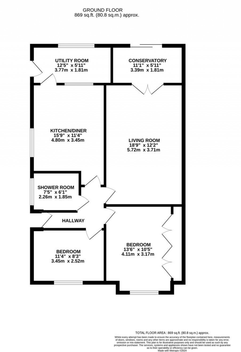 Floorplans For Bryant Road, Kettering