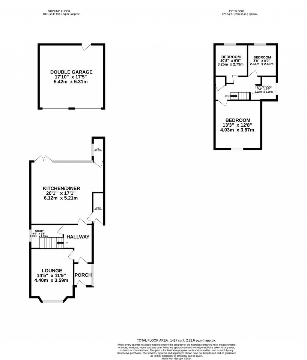 Floorplans For Millers Close, Finedon