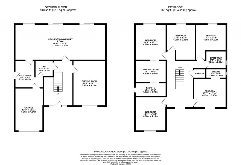 Floorplans For Ridge View, Market Harborough