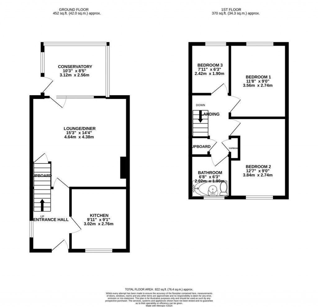 Floorplans For Ebbw Vale Road, Irthlingborough, Wellingborough