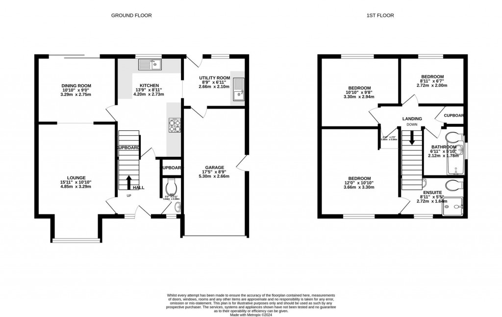 Floorplans For Coalport Close, Desborough, Kettering