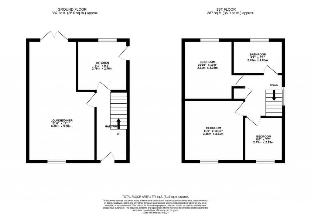 Floorplans For Fjord Walk, Corby