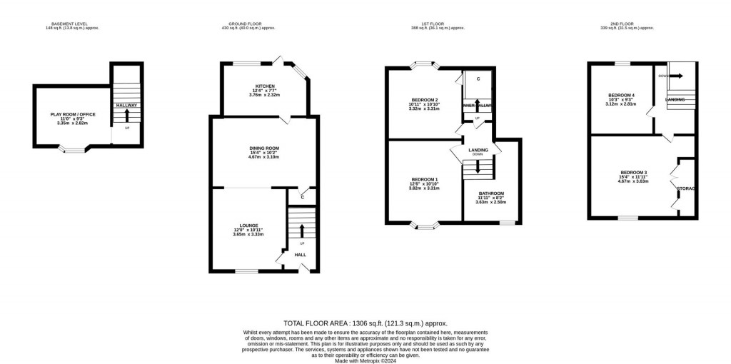 Floorplans For Orchard Road, Finedon