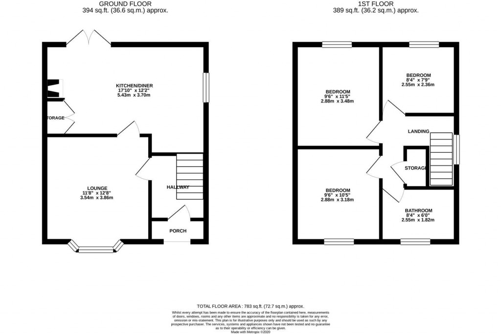 Floorplans For Tennyson Road, Rothwell, Kettering