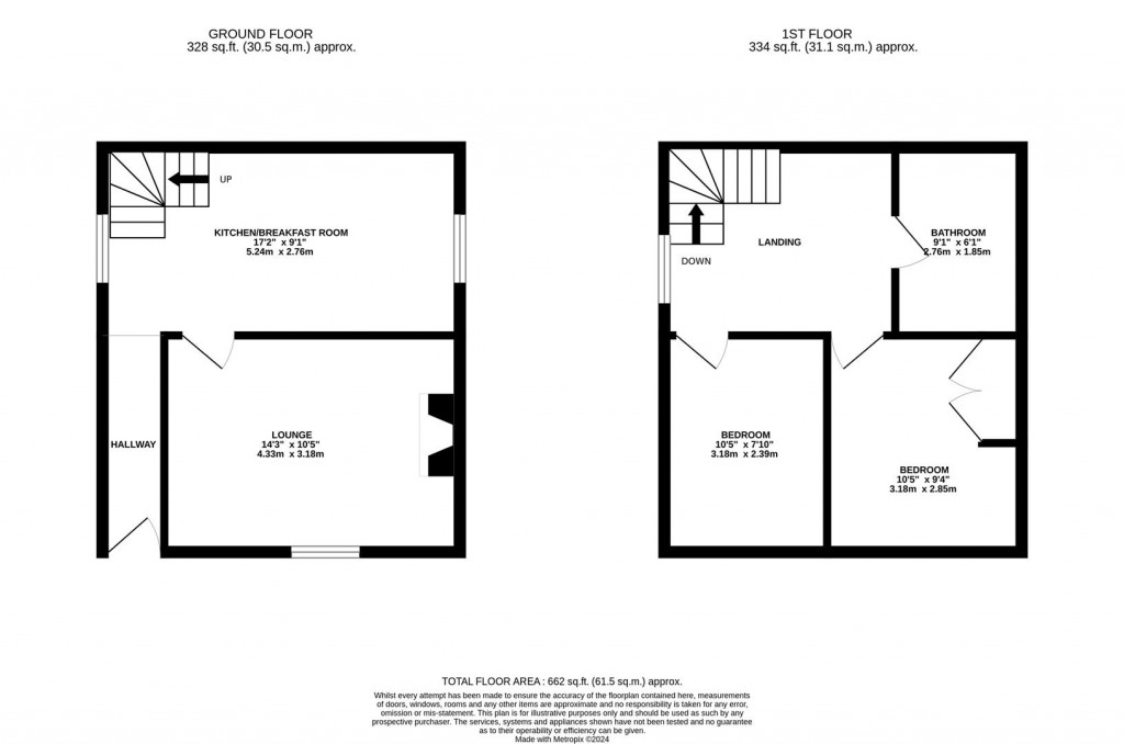 Floorplans For High Street, Raunds, Wellingborough