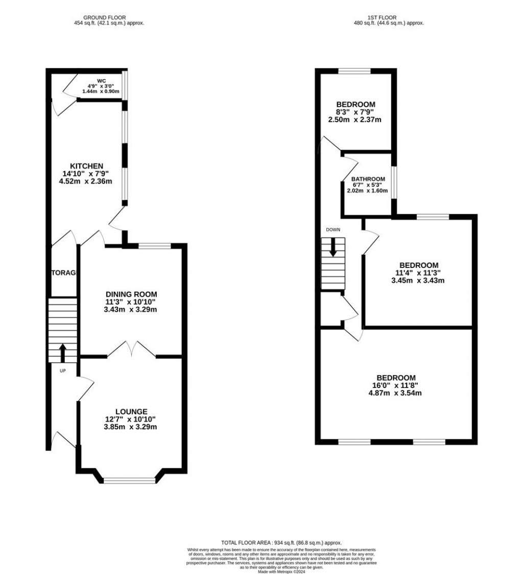 Floorplans For Great Park Street, Wellingborough