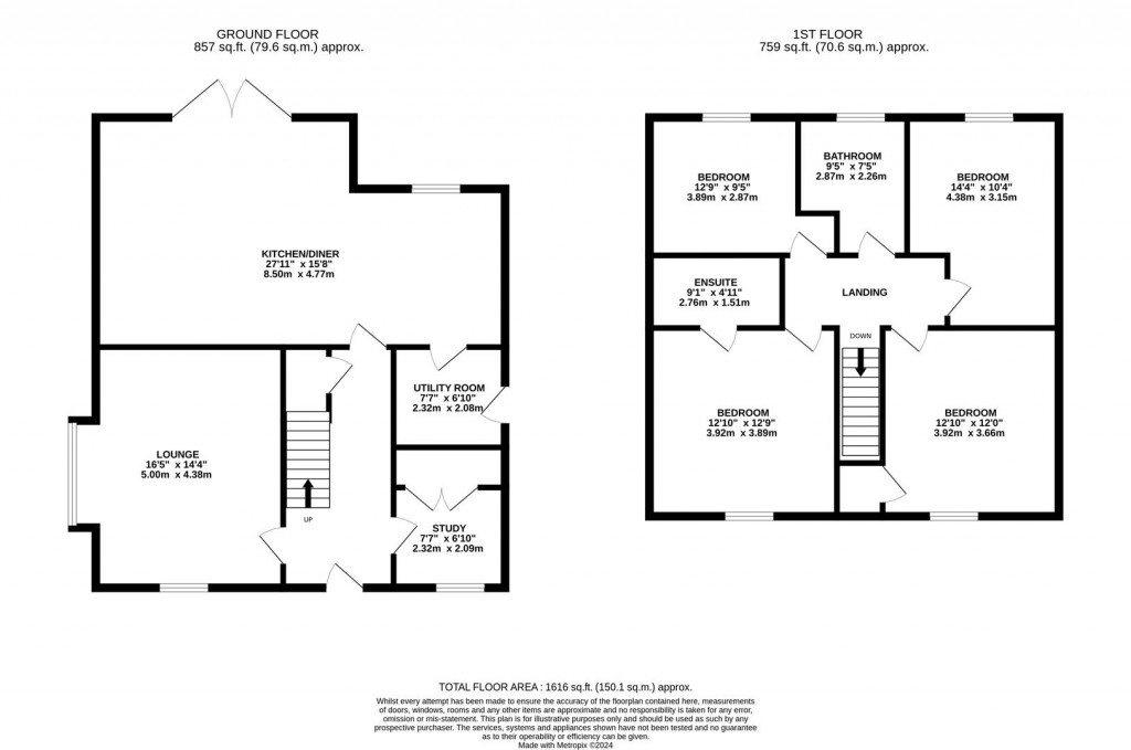 Floorplans For Ahern Close, Bozeat