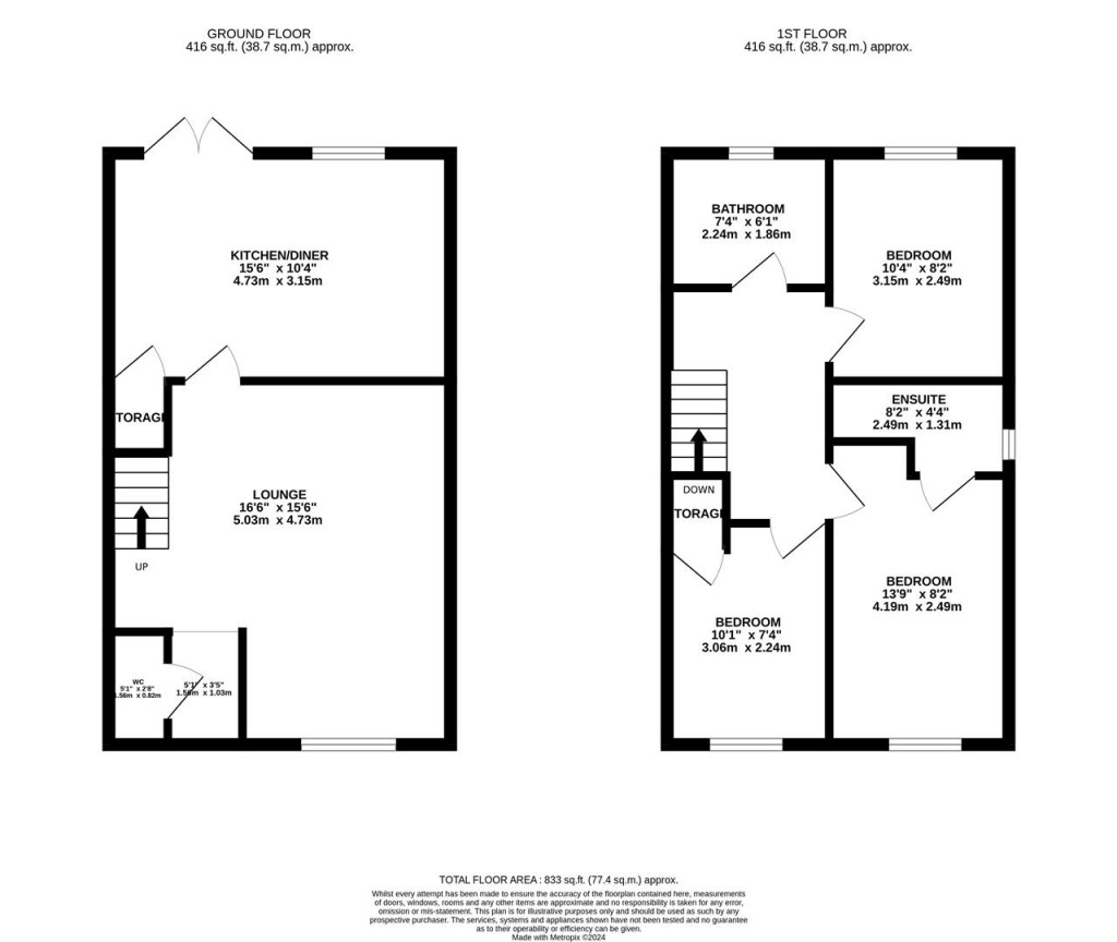 Floorplans For Collingtree Drive, Barton Seagrave, Kettering