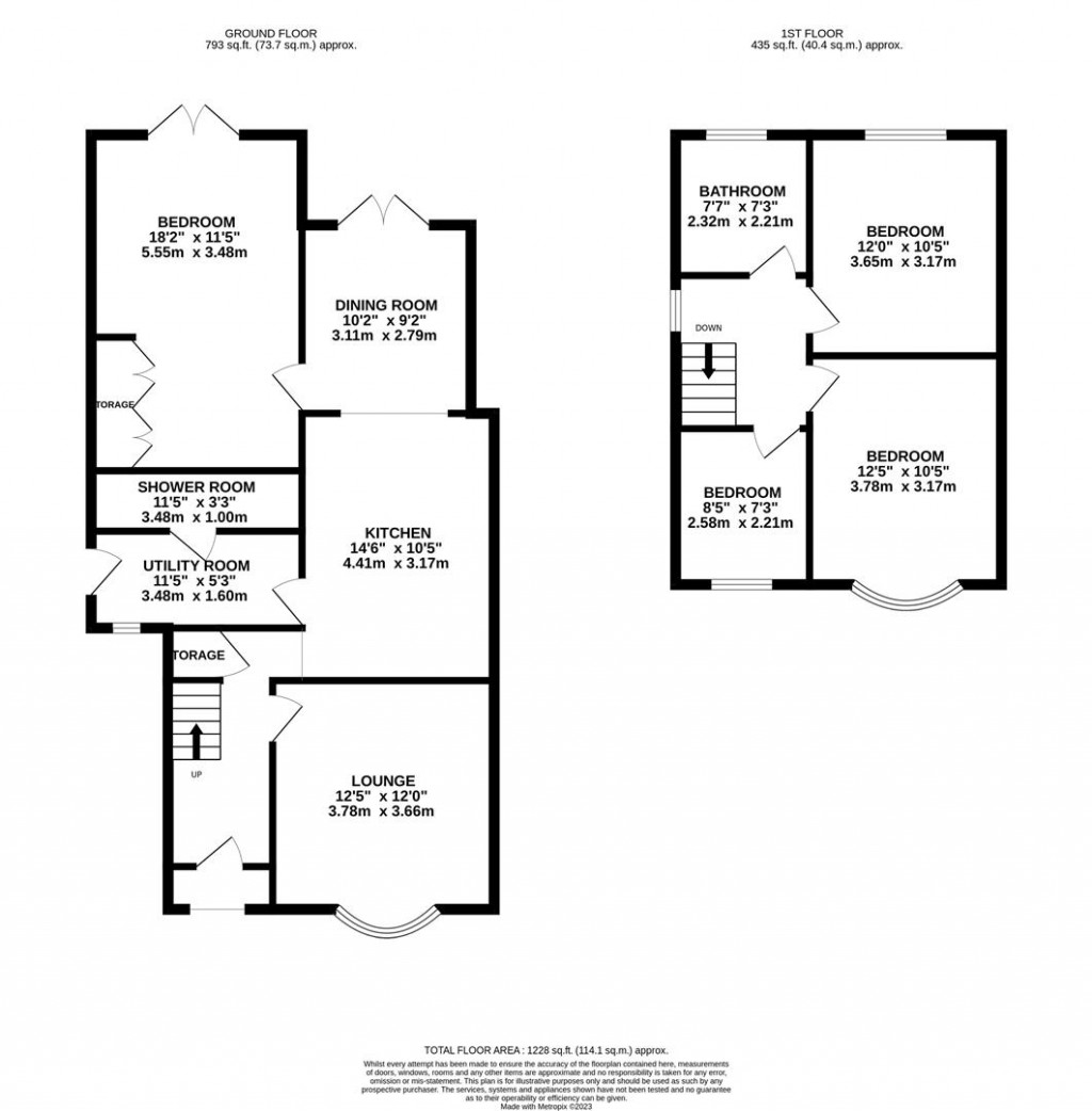 Floorplans For Hayden Avenue, Finedon