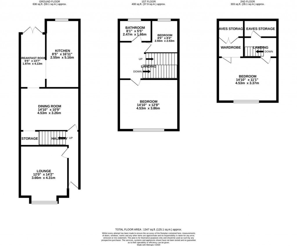 Floorplans For Eden Street, Kettering