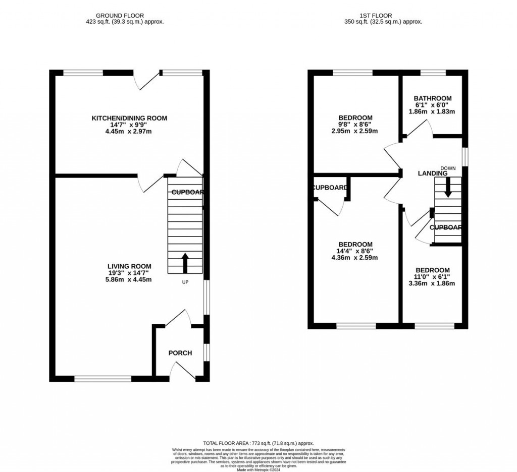 Floorplans For Culloden Drive, Kettering