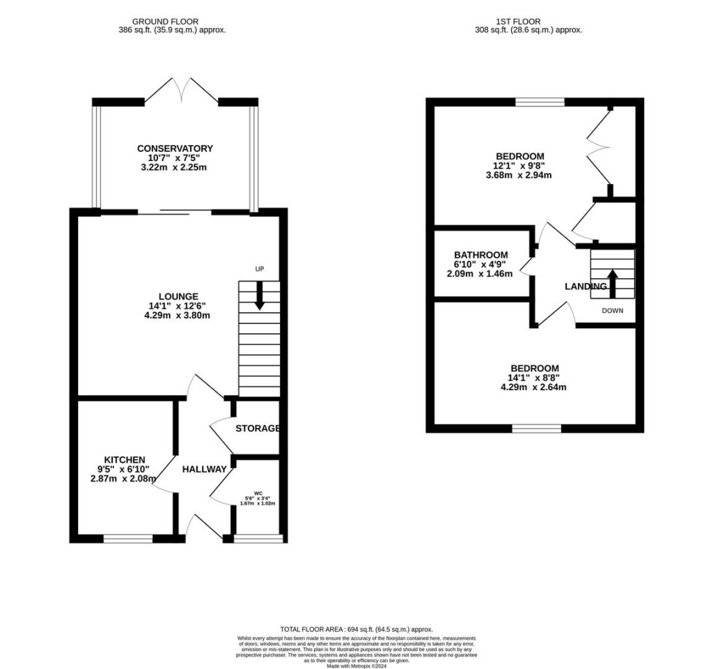 Floorplans For Garston Road, Corby