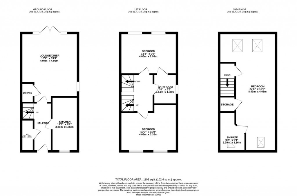 Floorplans For Kipling Way, Overstone Gate, Northampton