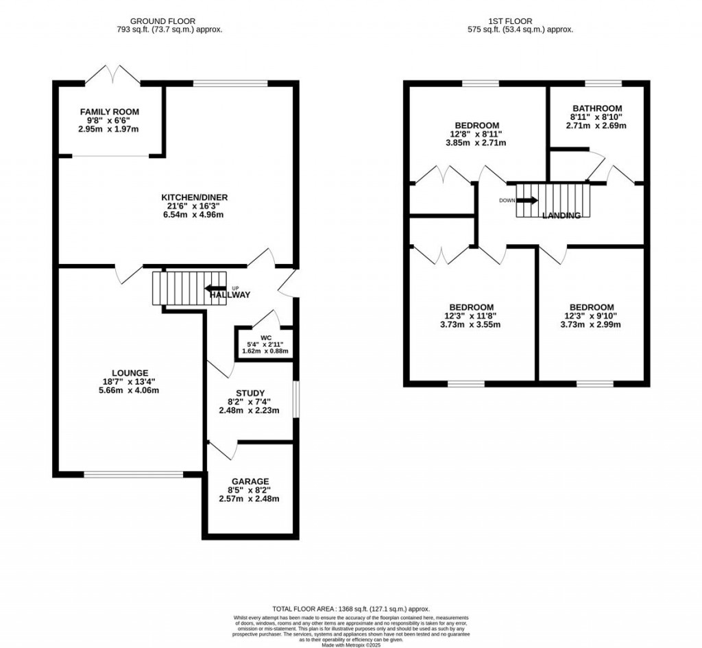 Floorplans For Fern Road, Rushden