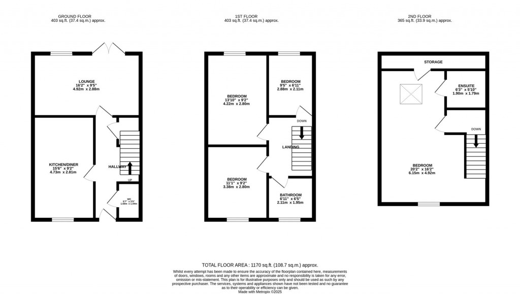 Floorplans For Tigers Road, Fleckney, Leicester