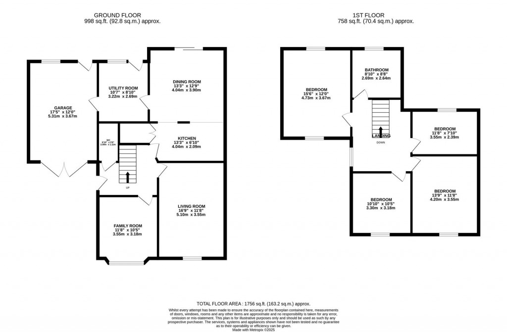 Floorplans For Neale Avenue, Kettering