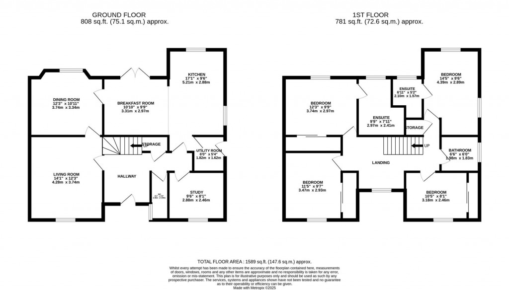 Floorplans For Hobby Drive, Priors Hall, Corby