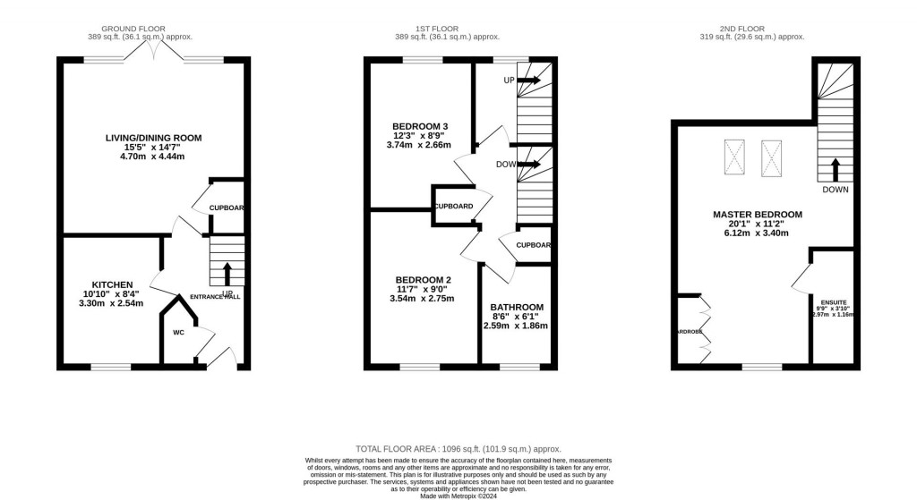 Floorplans For Claydon Avenue, Barton Seagrave, Kettering