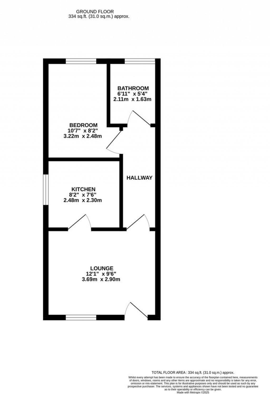 Floorplans For Compton Place, Kettering