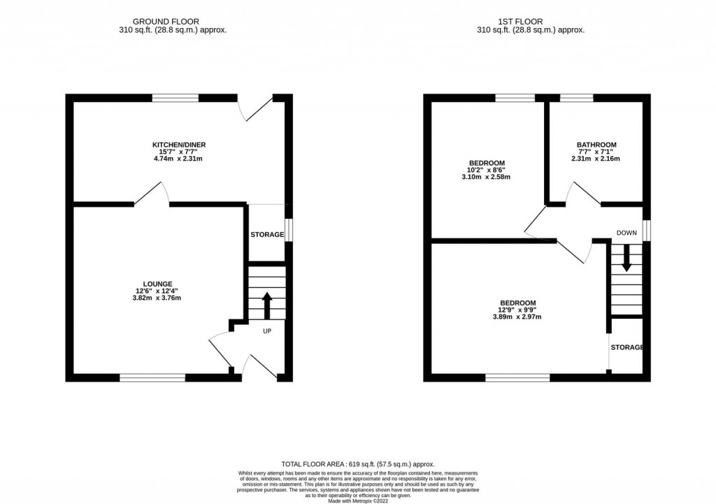 Floorplans For Upper Kings Avenue, Higham Ferrers, Rushden